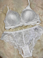 Alies Bra Panty Set Full Coverage Padded Non Wired High Waist Printed S-2XL 26/03/26