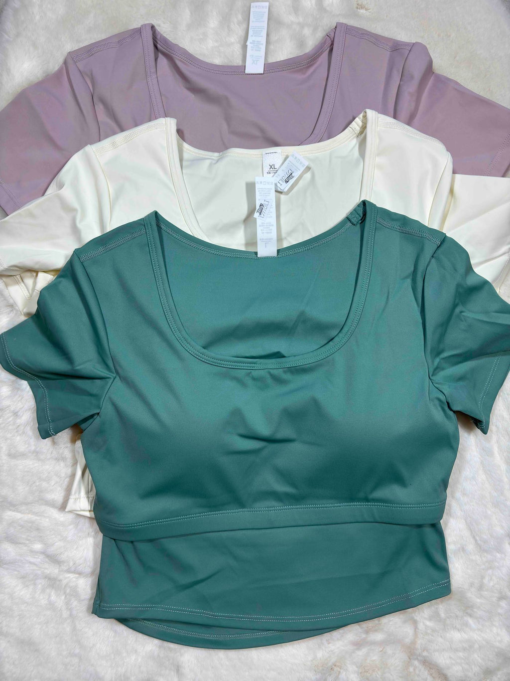 Gym Wear Top Full Coverage Padded Half Sleeves Solid S-XL 11/03/26