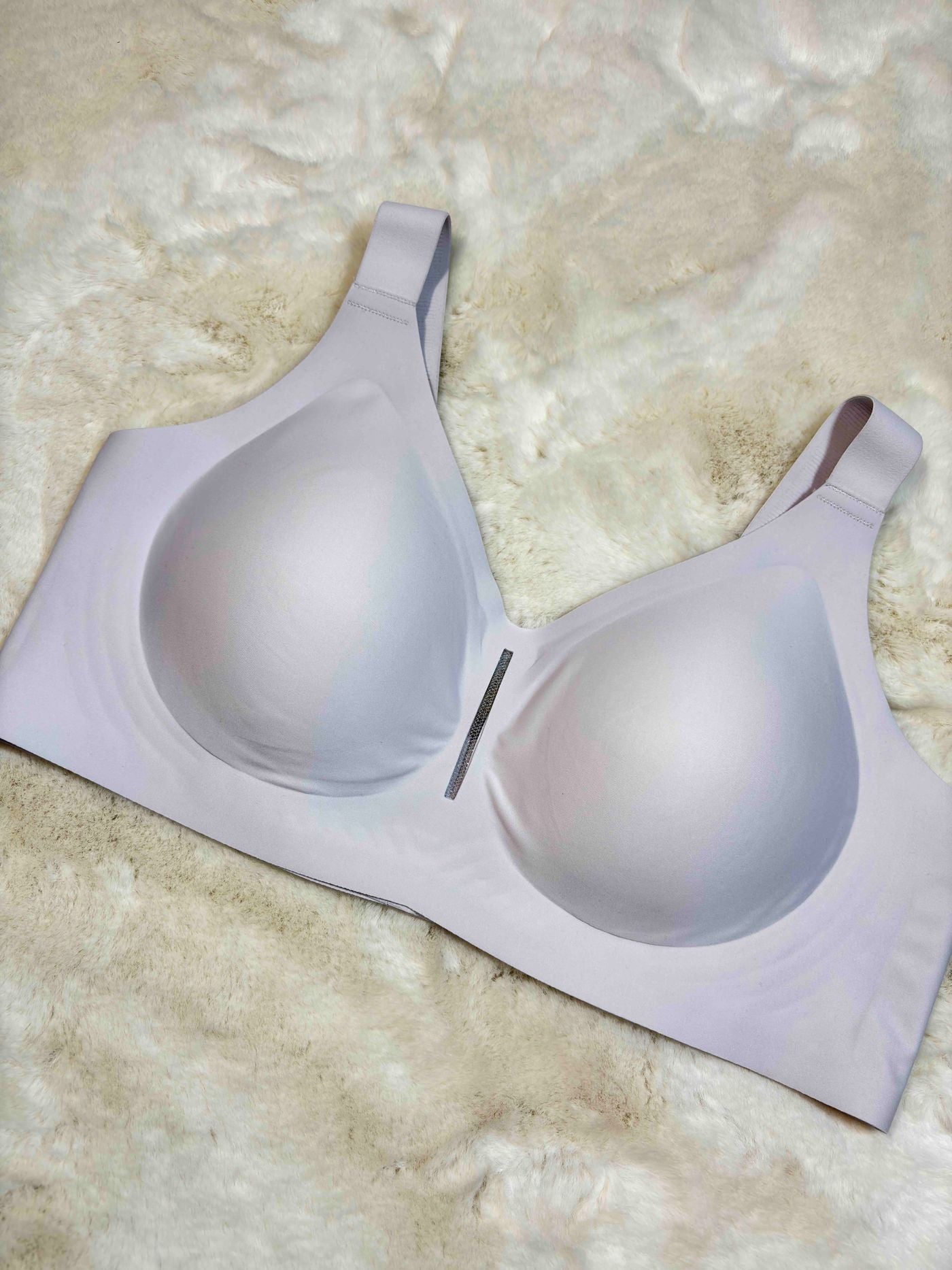 Seamless Bra Full Coverage Padded Non Wired Solid M-5XL 21/01/26