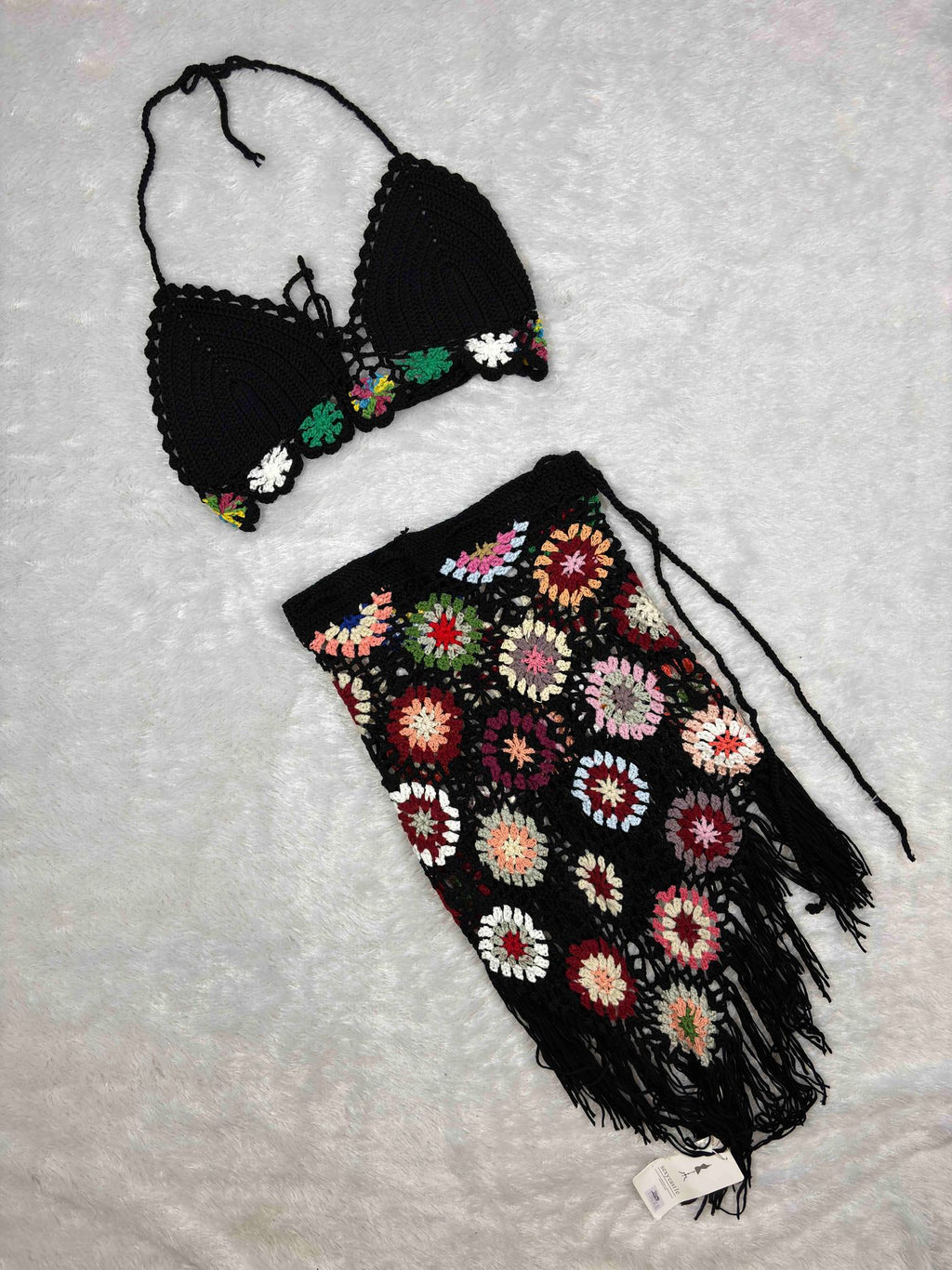 Crochet Beach Wear Full Coverage Solid S-2XL 24/04/26