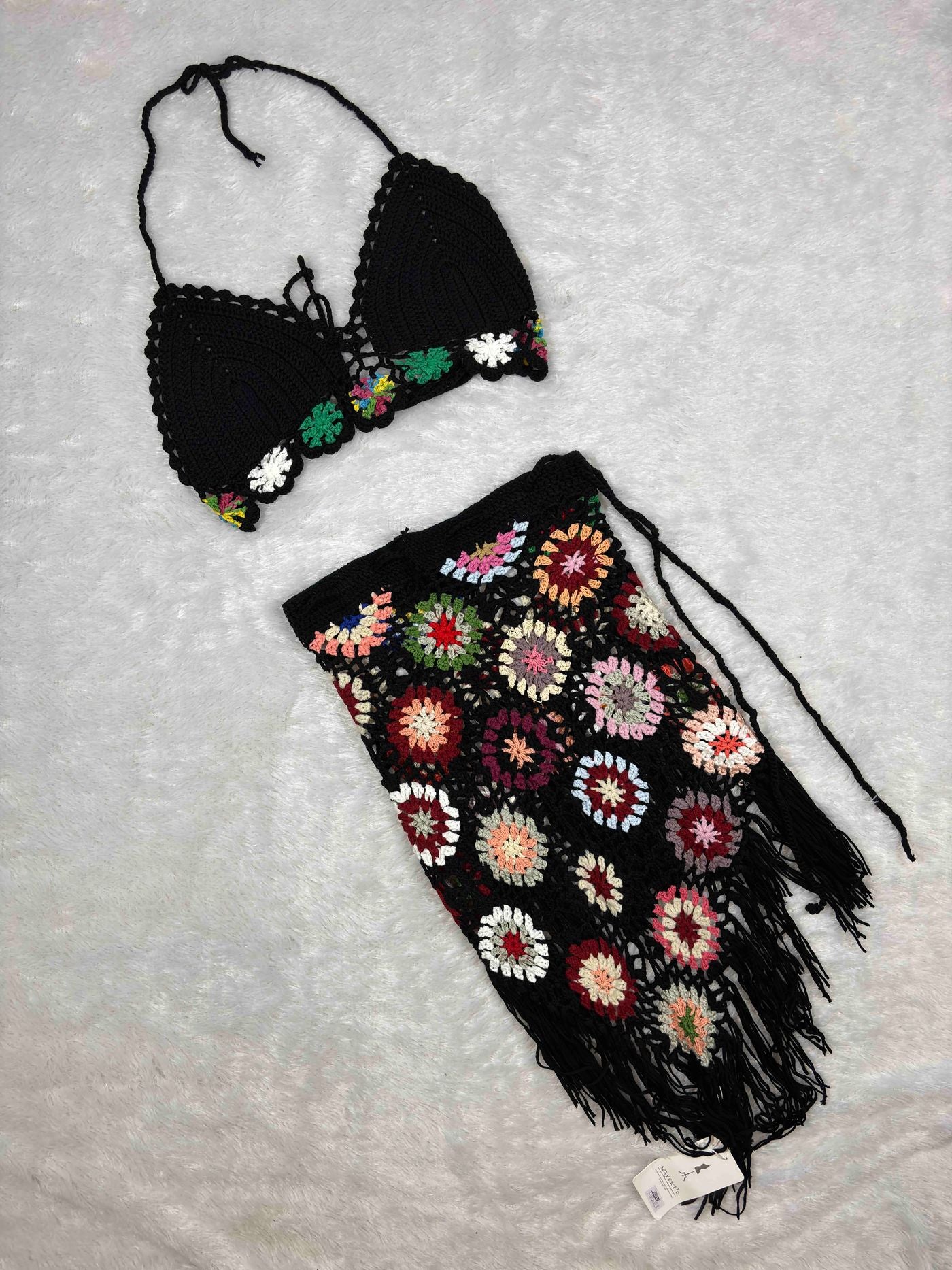 Crochet Beach Wear Full Coverage Solid S-2XL 24/04/26