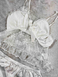Two Piece Lingerie Shorts Solid S-XL 12/04/2026