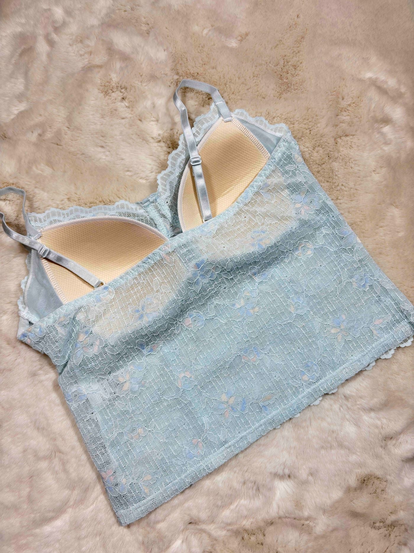 Fancy Bralette Full Coverage Padded Solid S-2XL 17/04/26