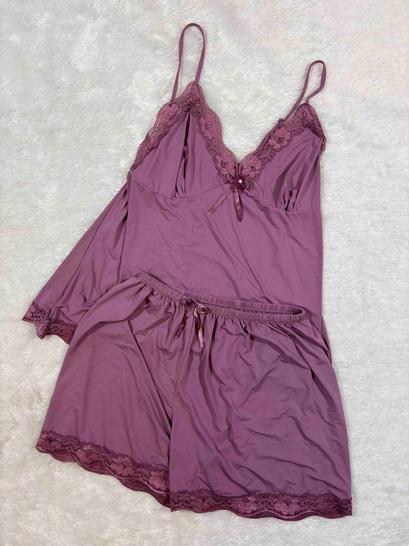 Sexy Castle Two Piece Lingerie Shorts Solid S-XL 12/04/2026