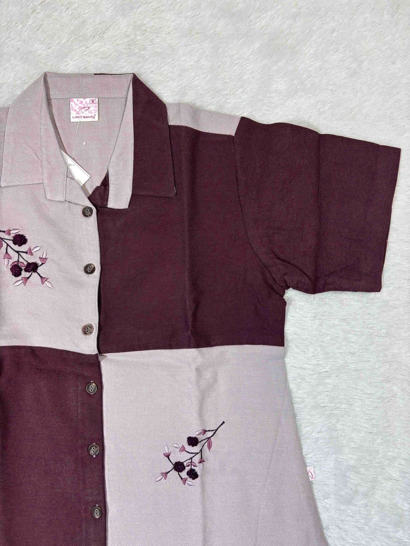 lady-beauty-coord-set-half-sleeves-shirt-full-length-printed-m-2xl-12-02-26A3