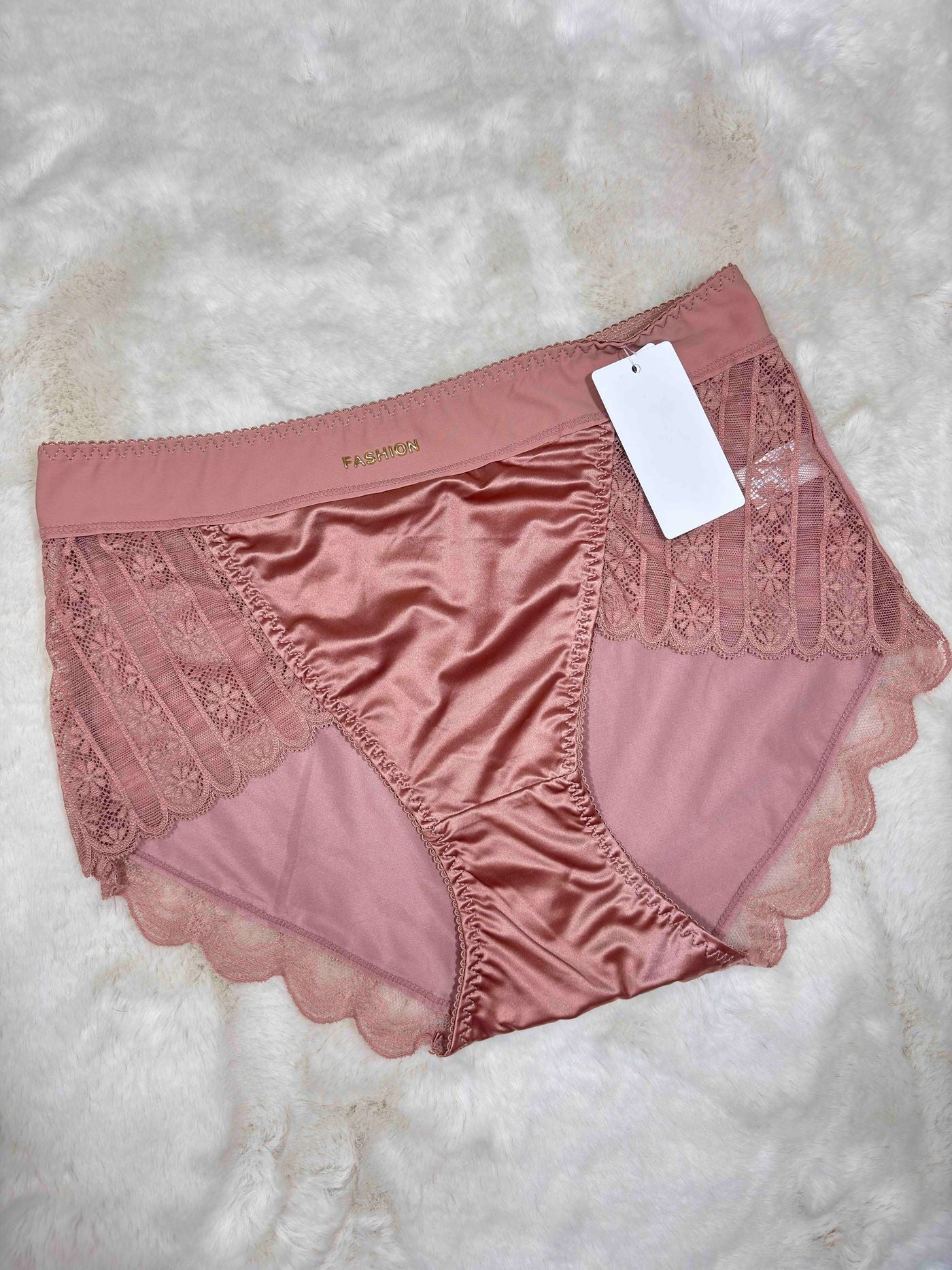 Lace Hipster Full Coverage High Waist Solid S-2XL 28/03/26