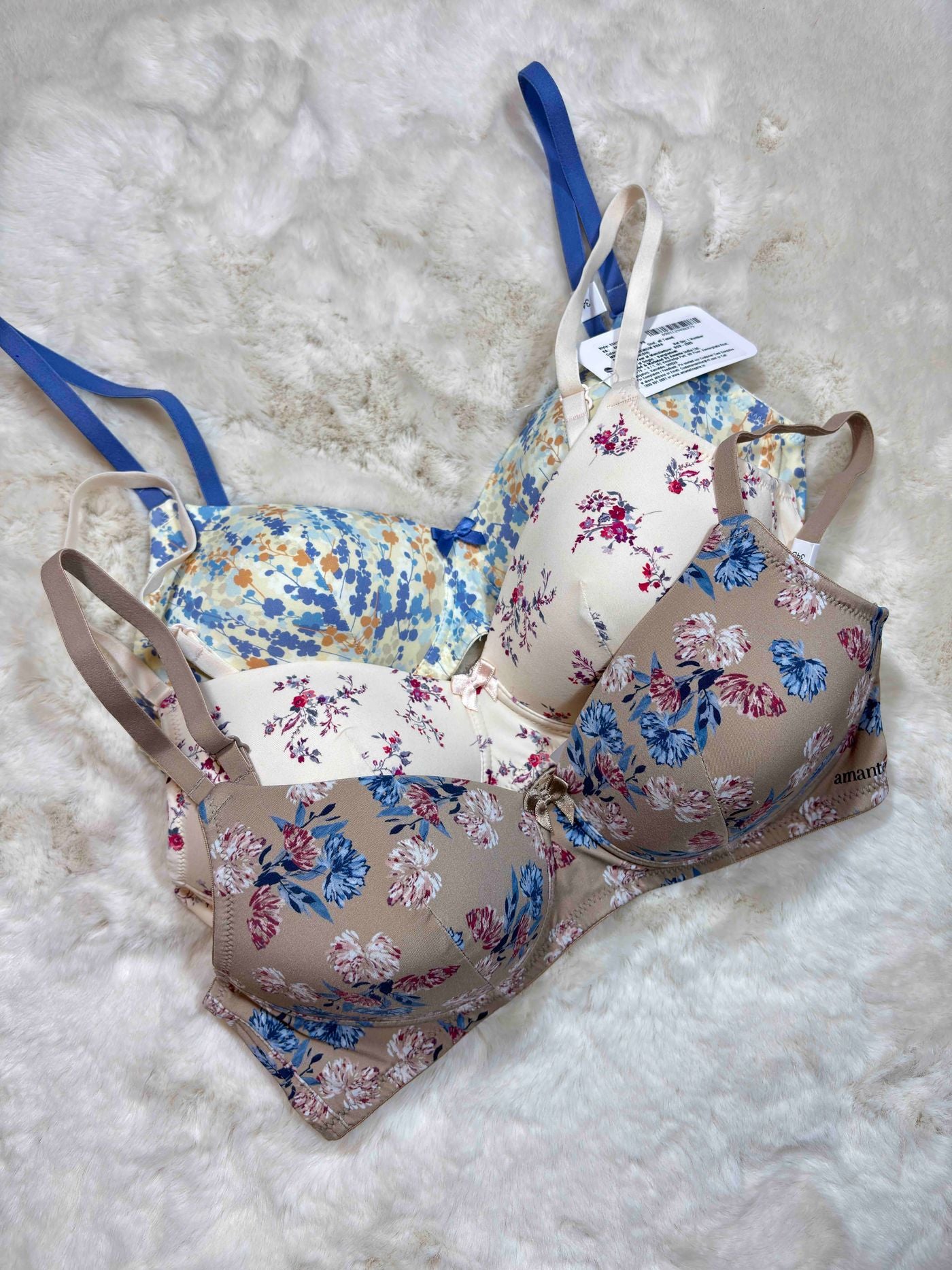 Amante Tshirt Bra Full Coverage Padded Non Wired Printed 32B-40B 19/03/26