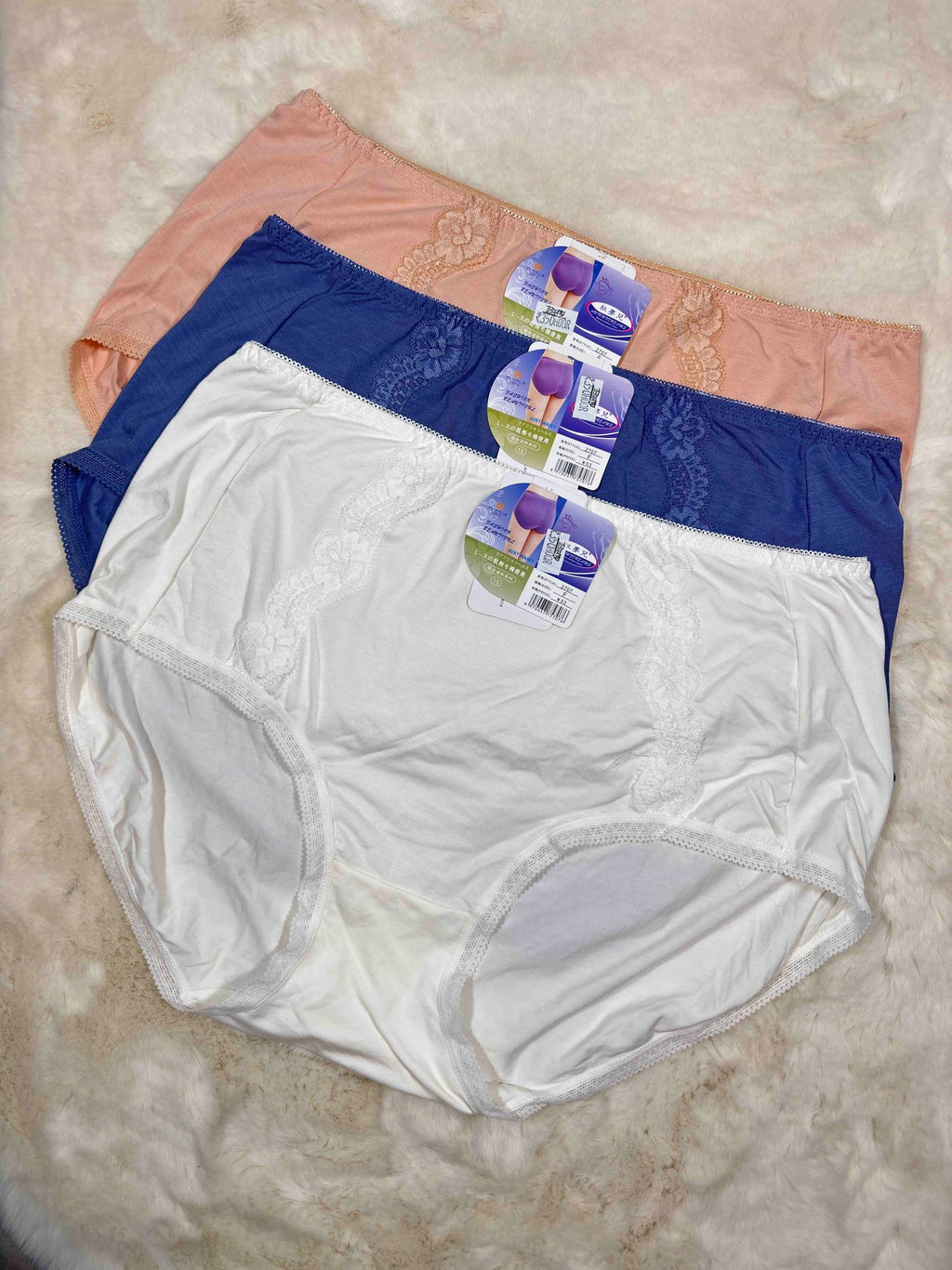 Big Size Hipster Panty Full Coverage High Waist Solid L-3XL 2707 06/12/25