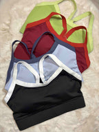 Sports Bra Full Coverage Padded Solid S-2XL 22/01/26