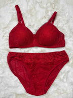 Scan Lingerie Bridal Padded Non Wired Full Coverage Mid Rise Lacy 34-36 09/07/25