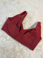 Seamless Bra Full Coverage Padded Non Wired Solid L-5XL 15/01/25