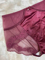 Lace Hipster Full Coverage High Waist Solid S-2XL 28/03/26