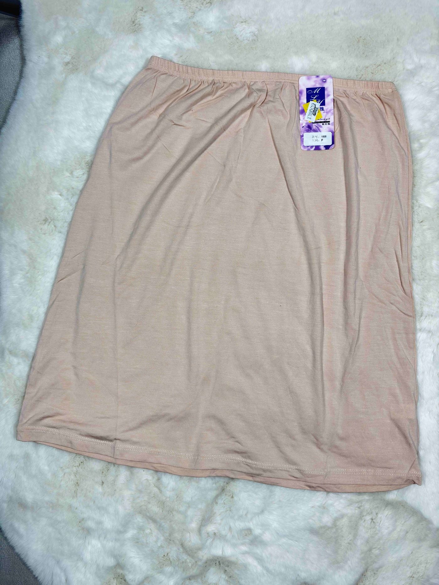 Skirt Slip Knee Length Solid S-XL 168 06/12/25