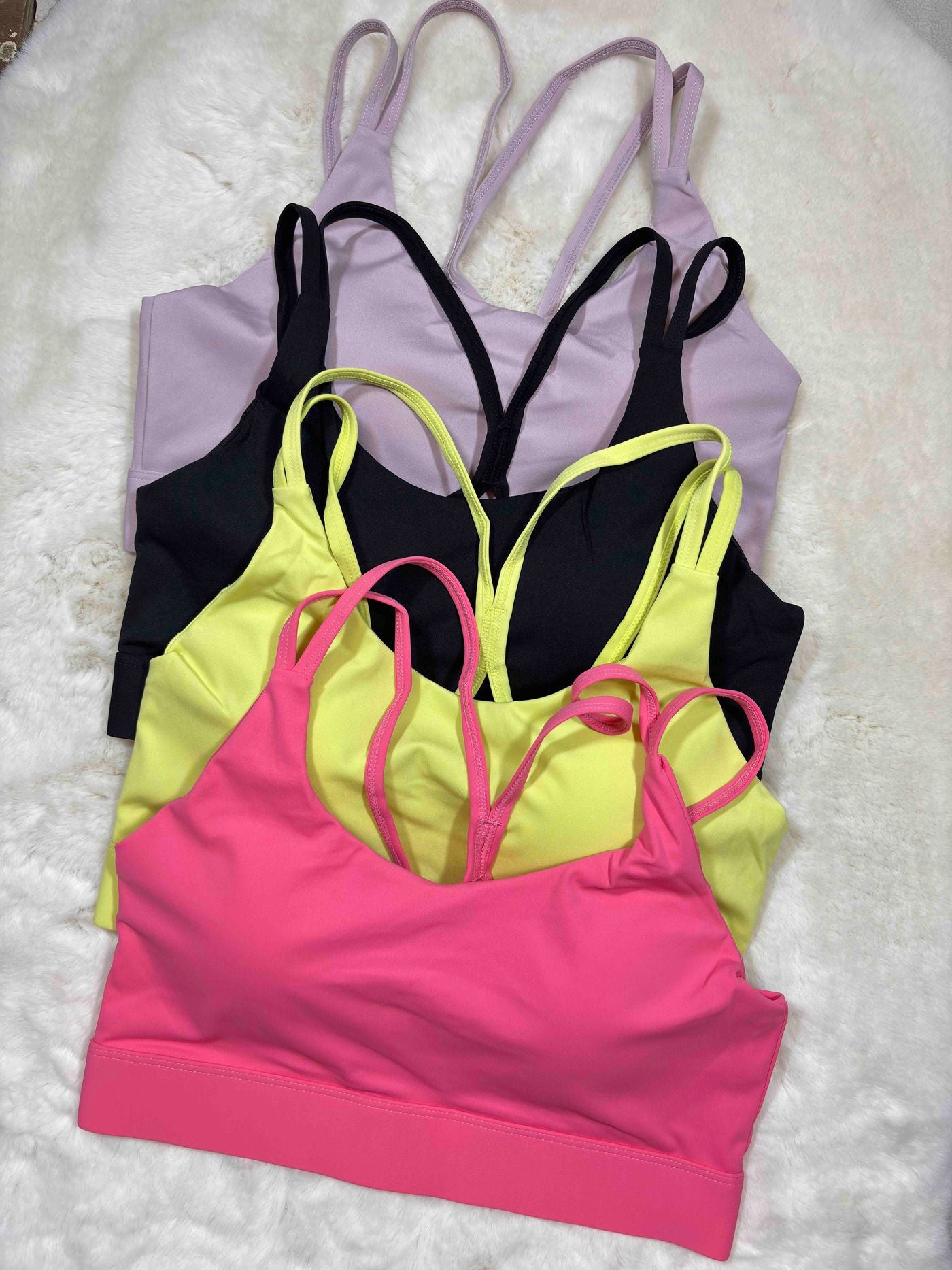 Sports Bra Full Coverage Padded Solid S-2XL 15/04/26