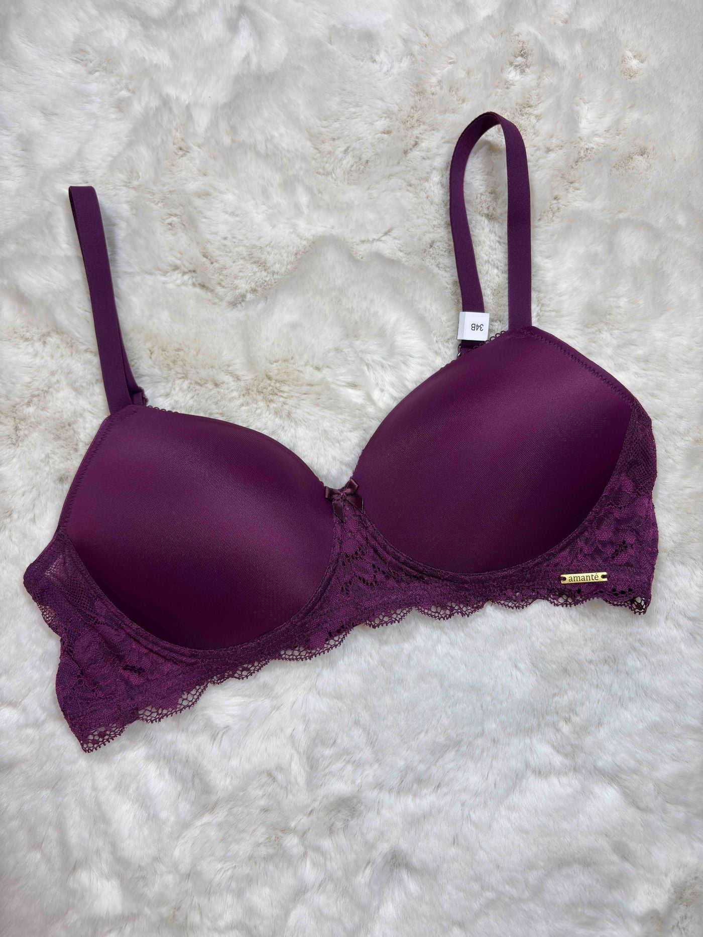 Amante Tshirt Bra Full Coverage Padded Non Wired Solid 32B-40B 19/03/26