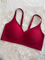 Seamless Bra Full Coverage Padded Non Wired Solid S-2XL 13/02/26