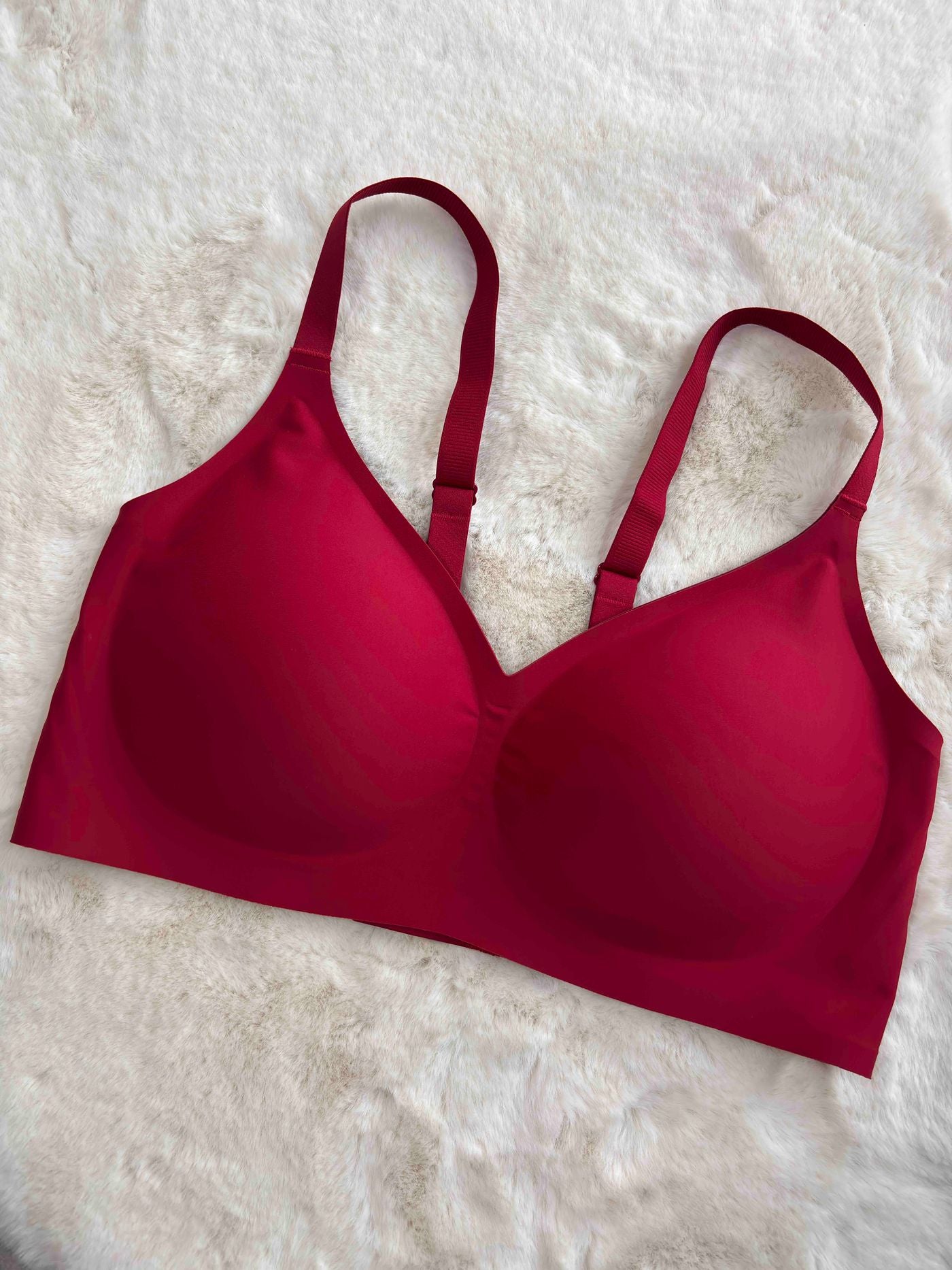 Seamless Bra Full Coverage Padded Non Wired Solid S-2XL 13/02/26