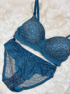 Alies Bra Panty Set Full Coverage Padded Non Wired High Waist Solid 32-40 AL 2196 17/01/26