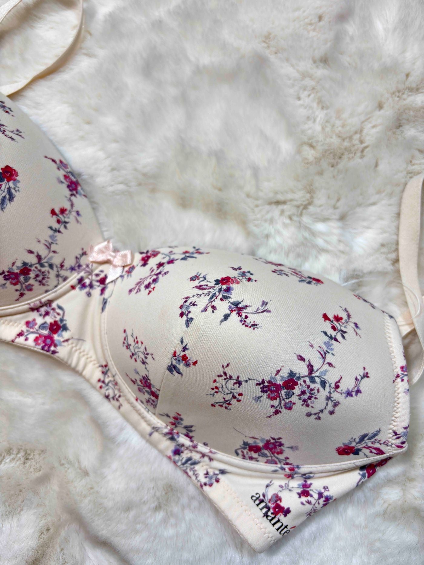 Amante Tshirt Bra Full Coverage Padded Non Wired Printed 32C-42C 28/01/26