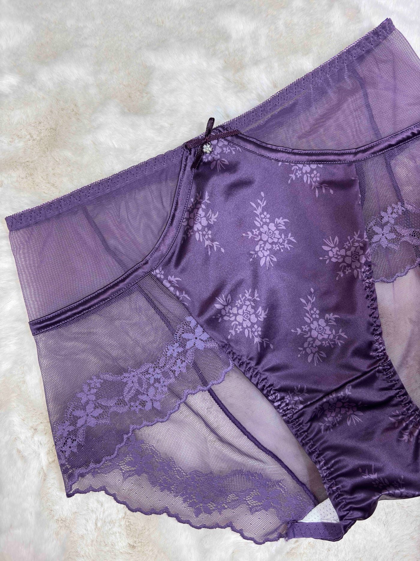 Lace Hipster Full Coverage High Waist Solid S-2XL 28/03/26