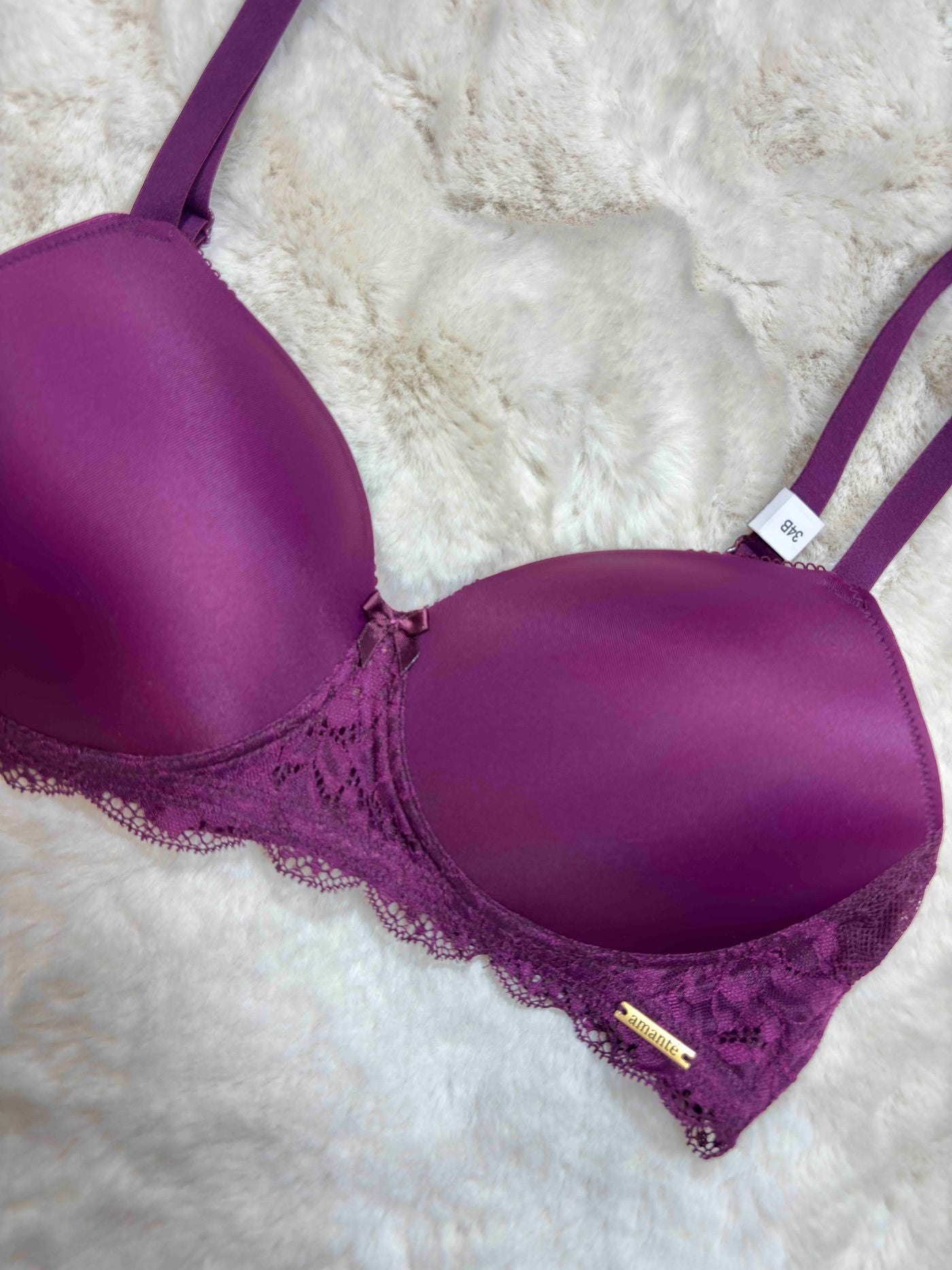 Amante Tshirt Bra Full Coverage Padded Non Wired Solid 32B-40B 19/03/26