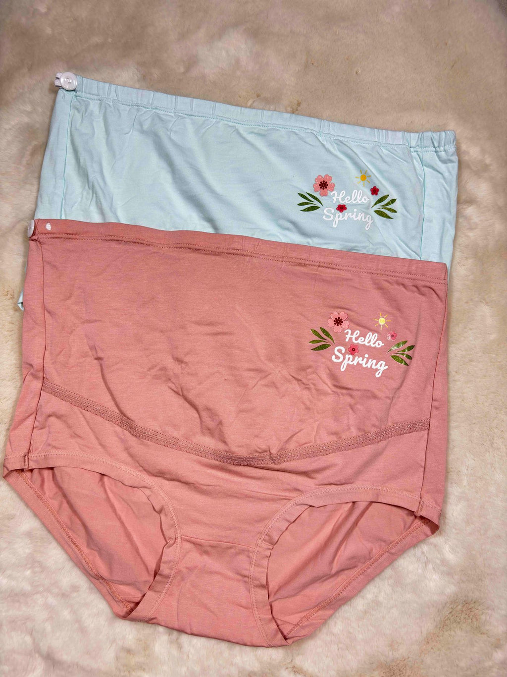 Maternity Panty Full Coverage High Waist Pack Of 2 Solid L-3XL 17/04/26
