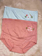 Maternity Panty Full Coverage High Waist Pack Of 2 Solid L-3XL 17/04/26