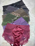 Lace Hipster Full Coverage High Waist Solid S-2XL 28/03/26