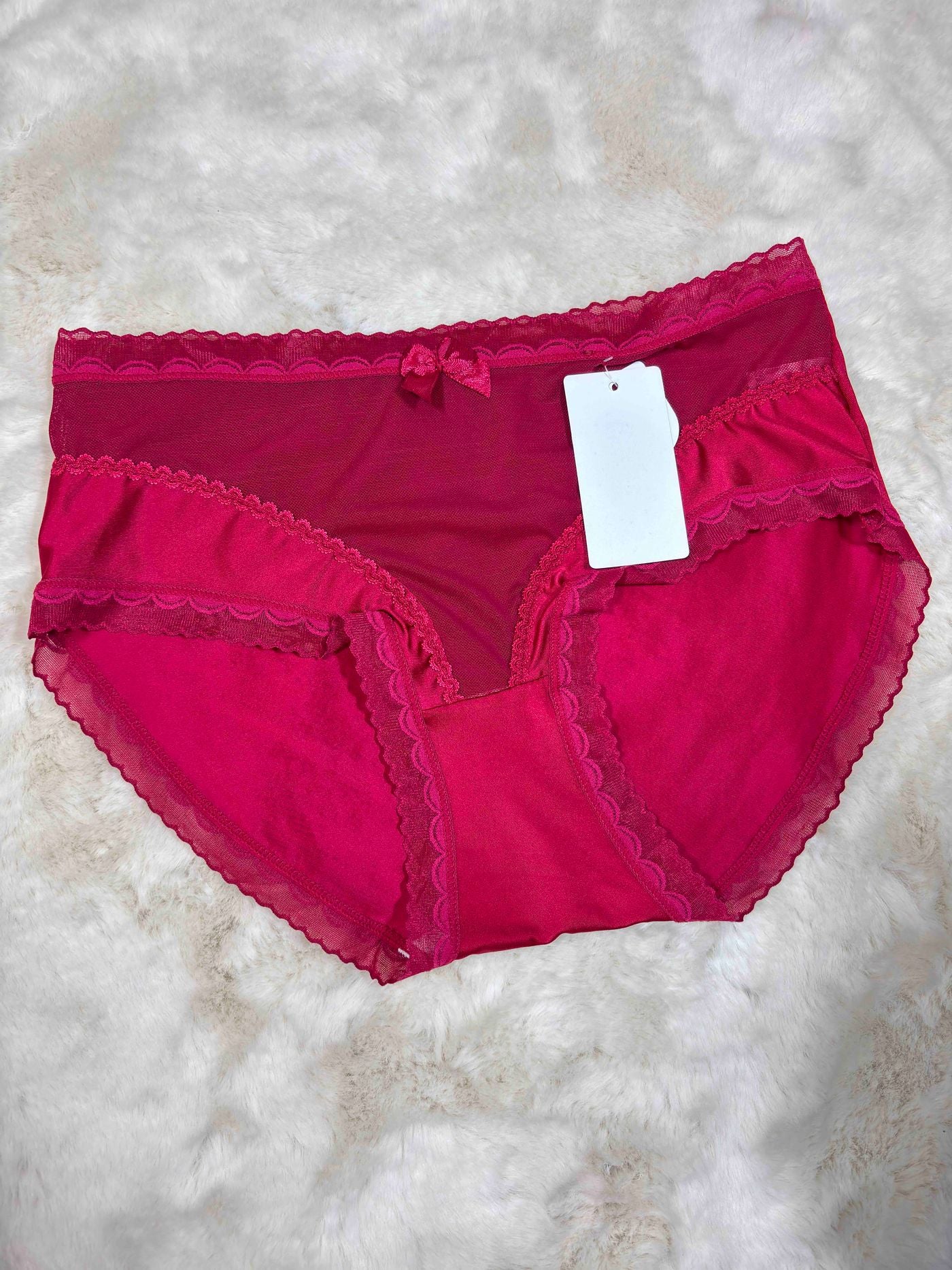 Lace Hipster Full Coverage High Waist Solid S-2XL 28/03/26