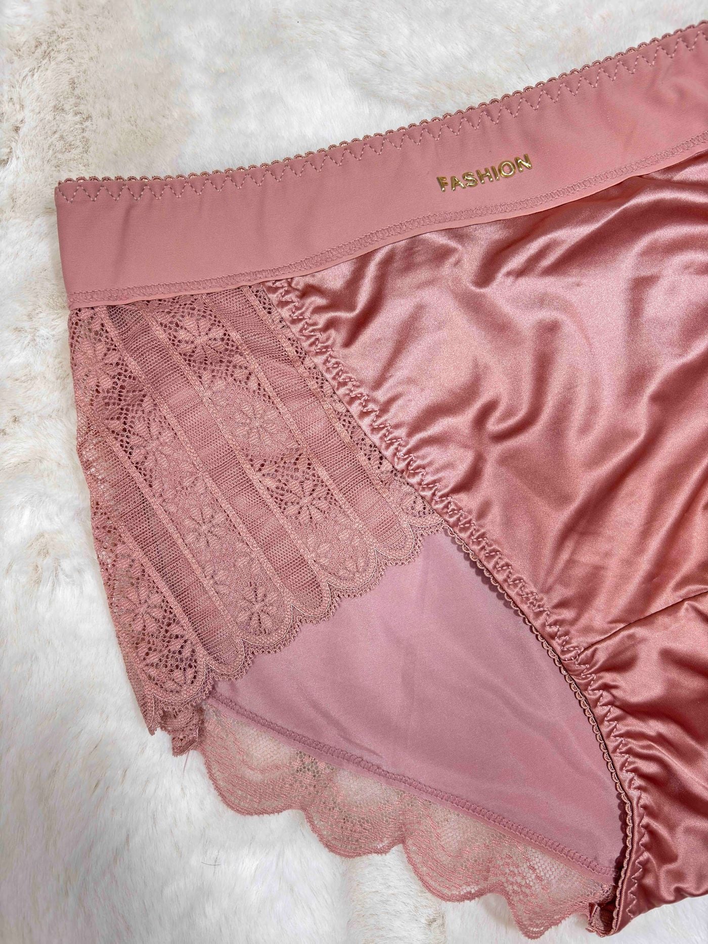 Lace Hipster Full Coverage High Waist Solid S-2XL 28/03/26