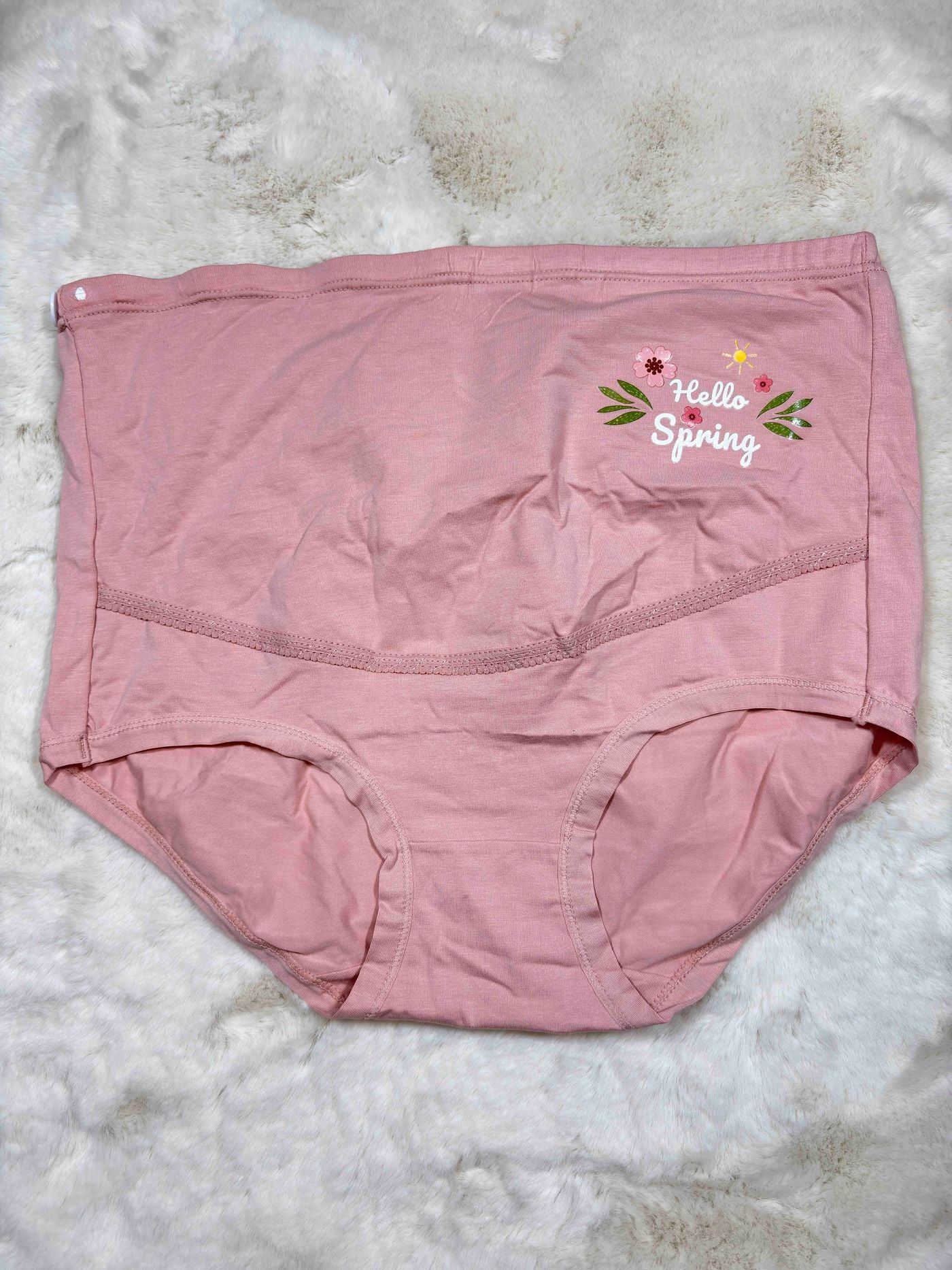 Maternity Panty Full Coverage High Waist Pack Of 2 Solid L-3XL 17/04/26