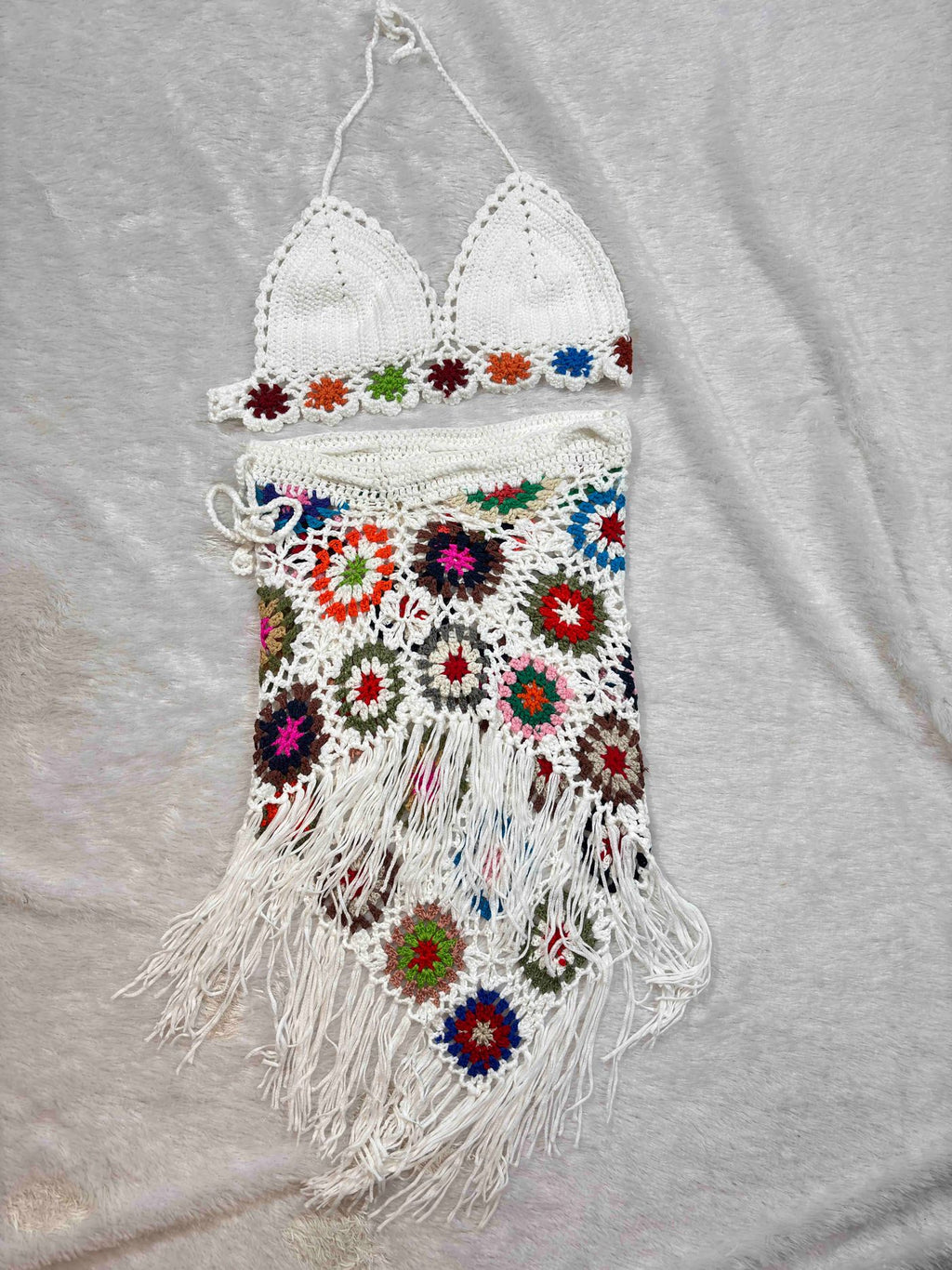 Crochet Beachwear Full Coverage Solid S-L 25/02/26 28