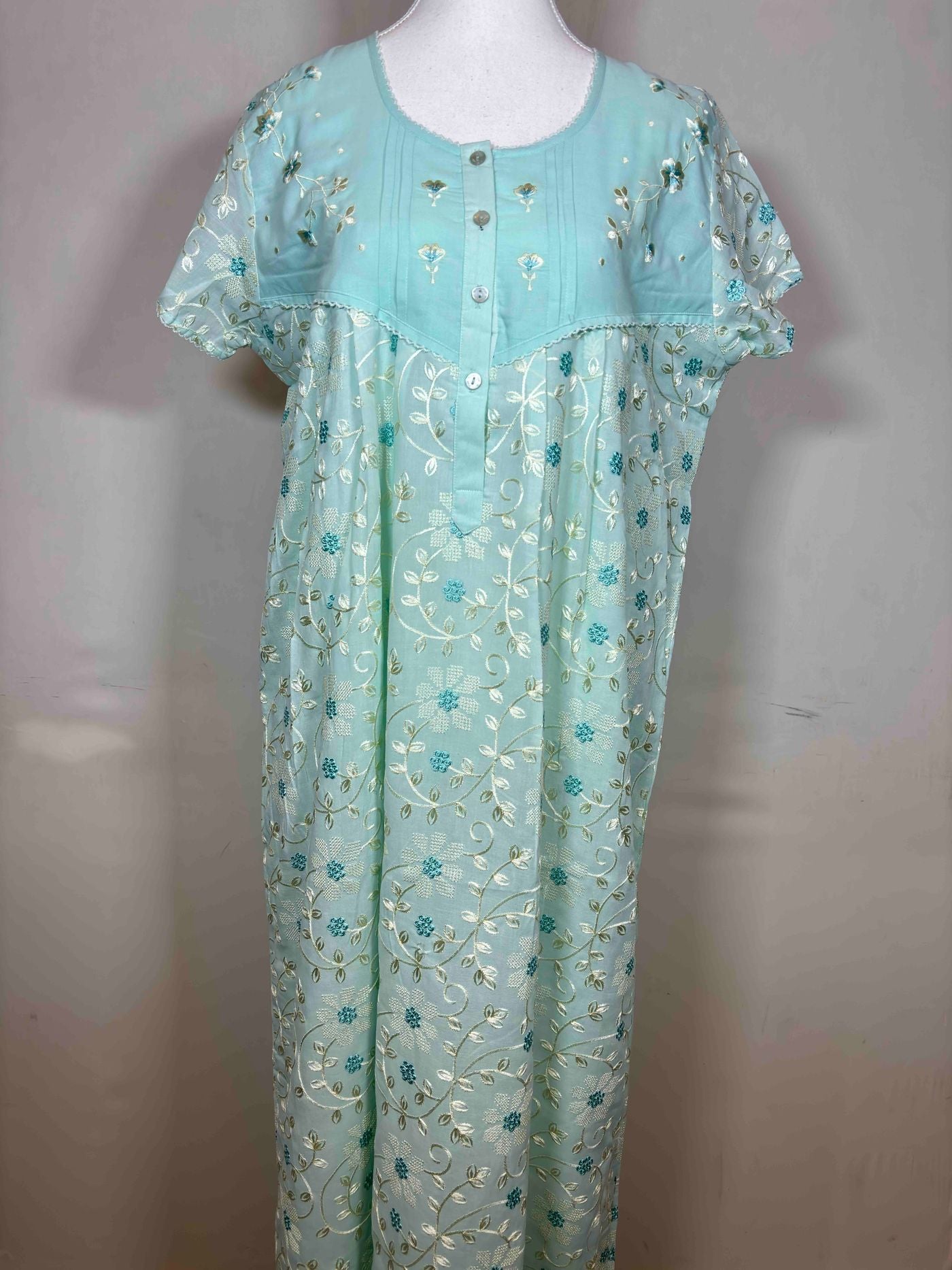 women-style-chikan-nighty-half-sleeves-full-length-embroidery-l-xl-4498-01-09-25