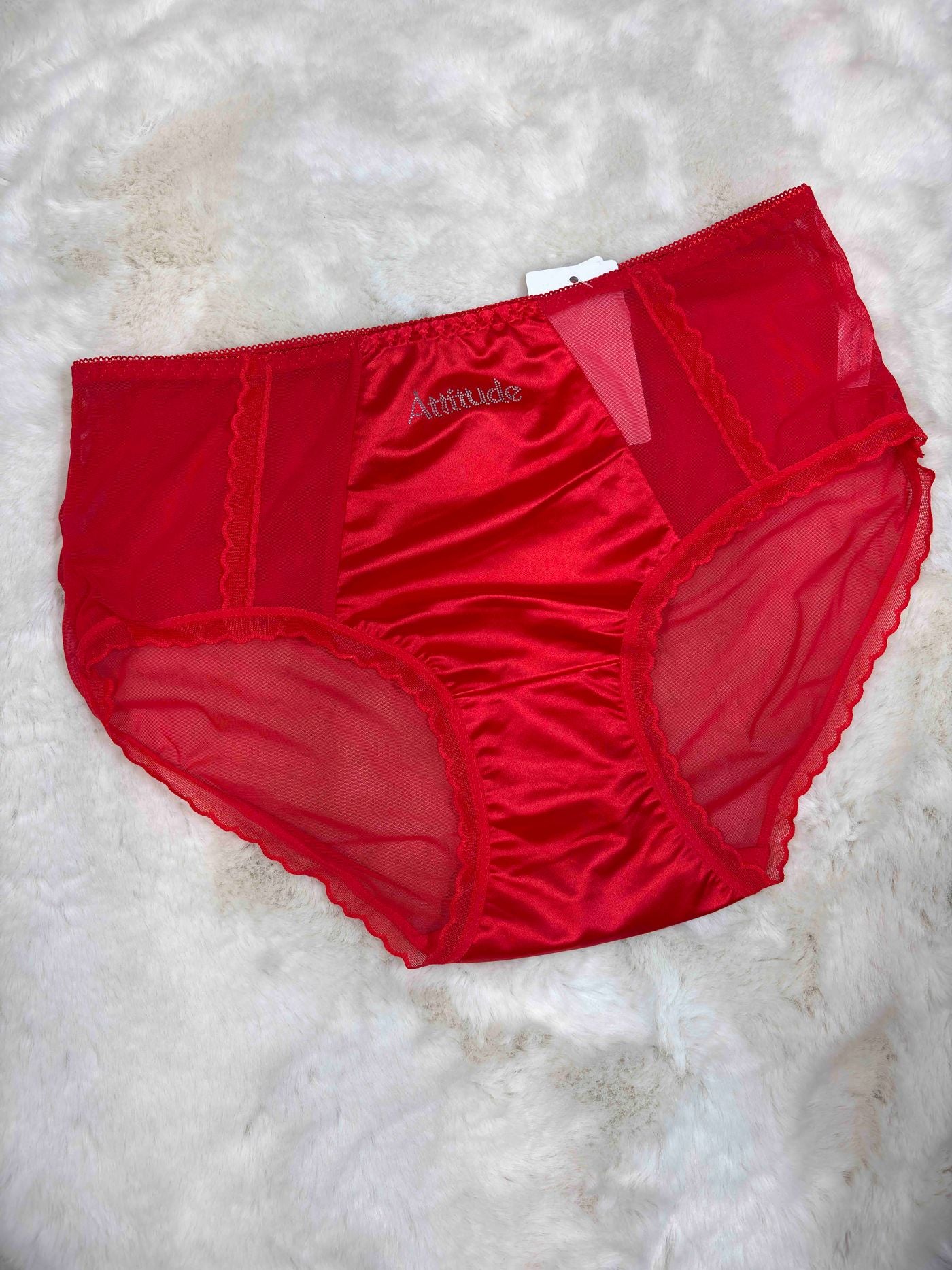 Lace Hipster Full Coverage High Waist Solid S-2XL 28/03/26