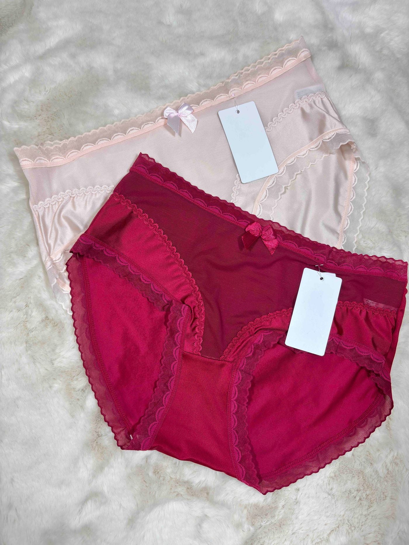 Lace Hipster Full Coverage High Waist Solid S-2XL 28/03/26