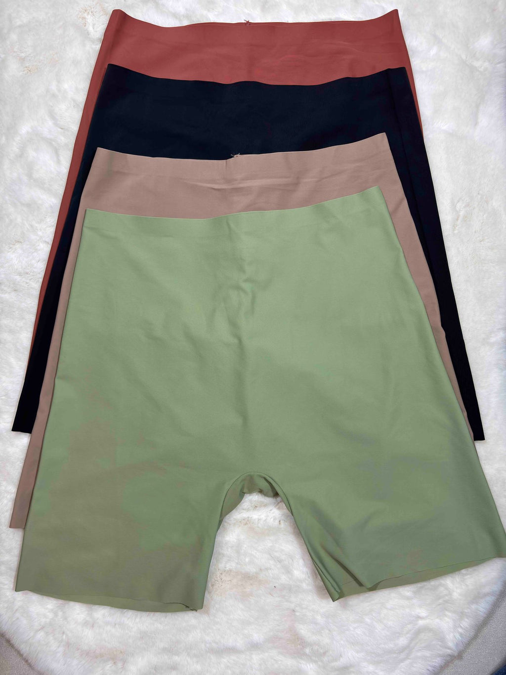 Seamless Cycling Shorts Full Coverage High Waist Solid S-XL 01/03/26