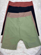 Seamless Cycling Shorts Full Coverage High Waist Solid S-XL 01/03/26