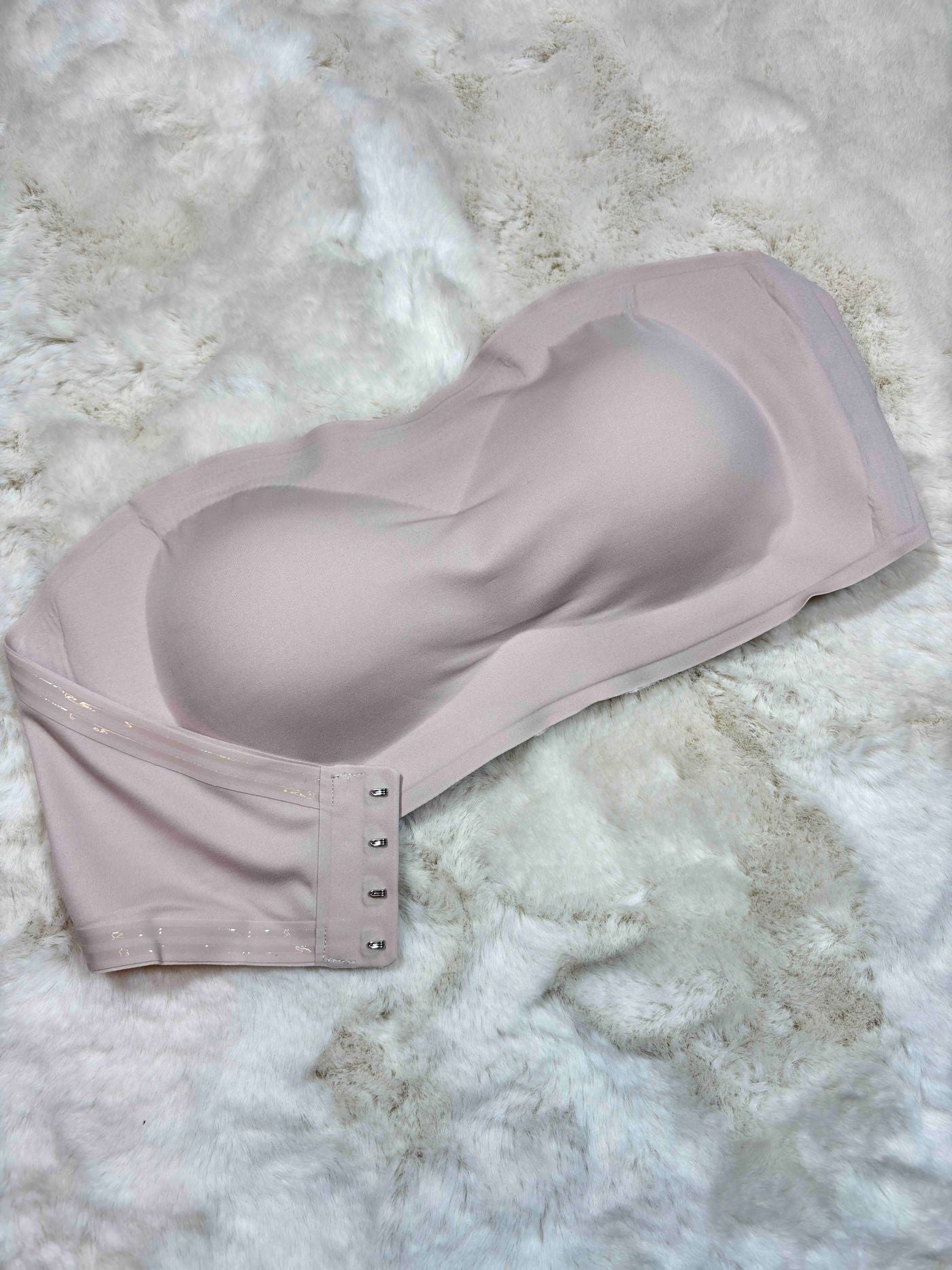 Strapless Bra Full Coverage Padded Non Wired Solid S-XL 23/02/26