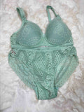 Scan Lingerie Lacy Set Full Coverage Padded Low Coverage Low Waist Solid 34/85 Matlife 08/01/26