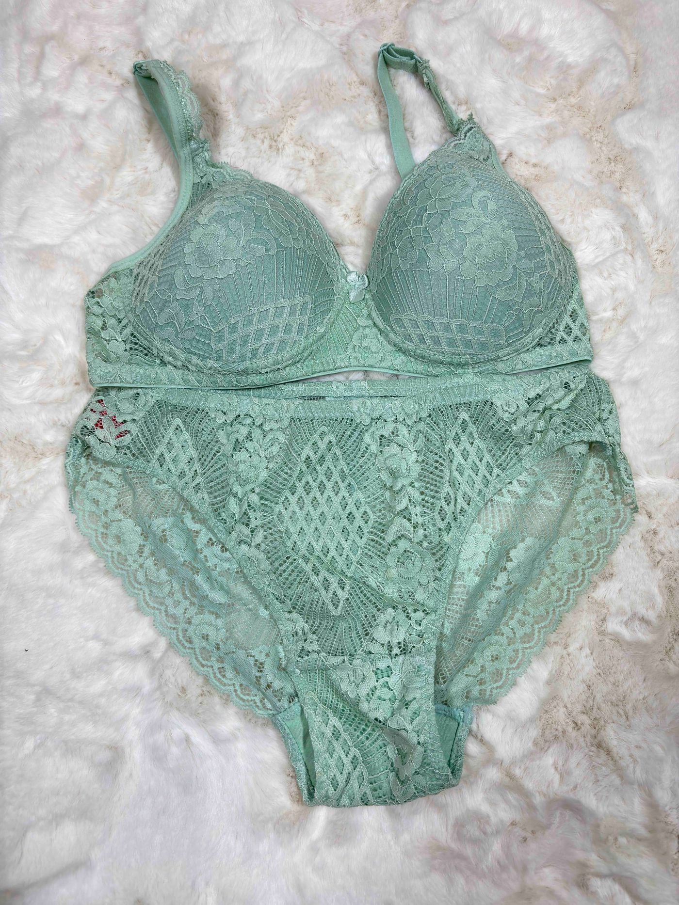 Scan Lingerie Lacy Set Full Coverage Padded Low Coverage Low Waist Solid 34/85 Matlife 08/01/26