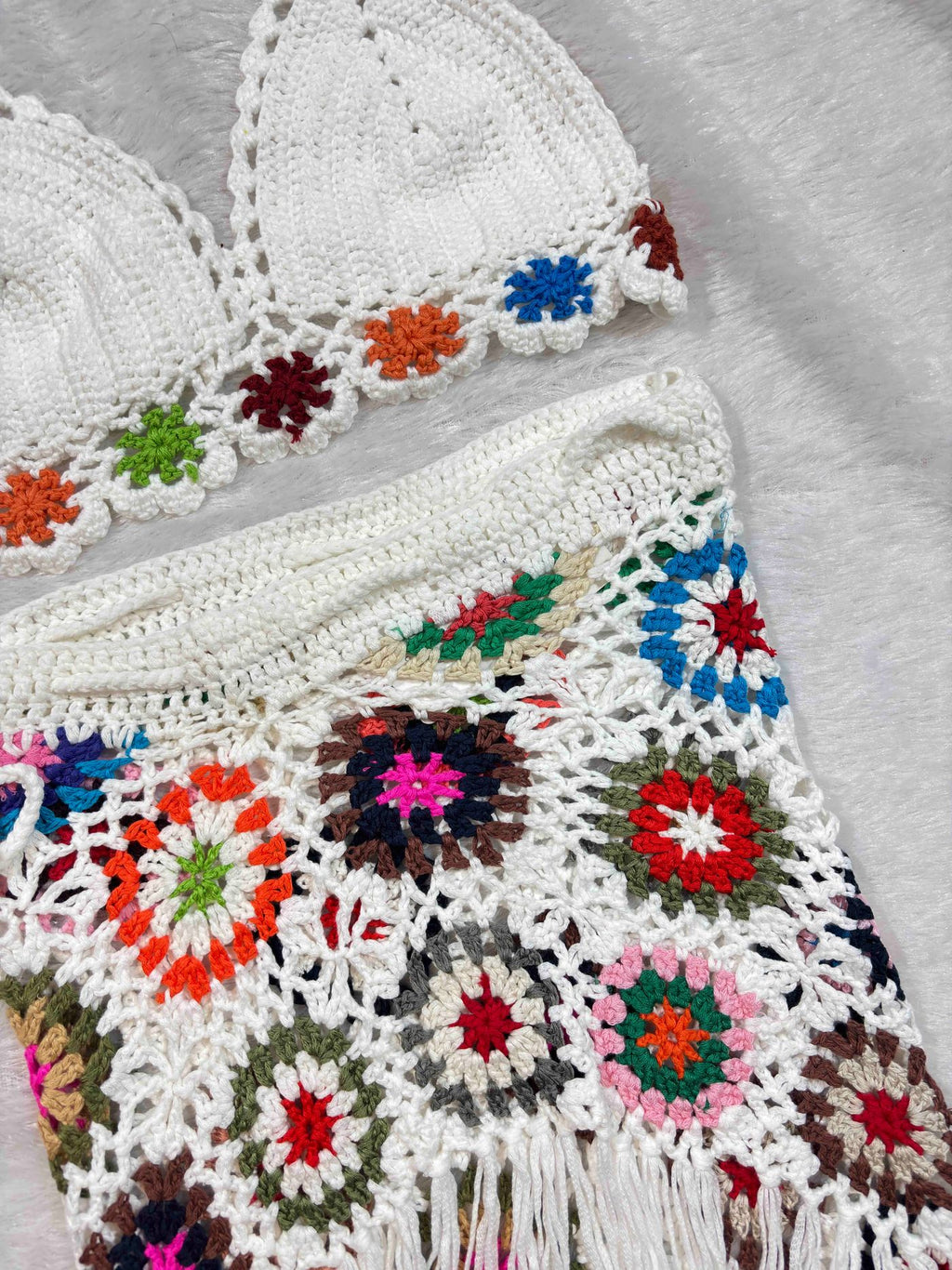 Crochet Beachwear Full Coverage Solid S-L 25/02/26 28