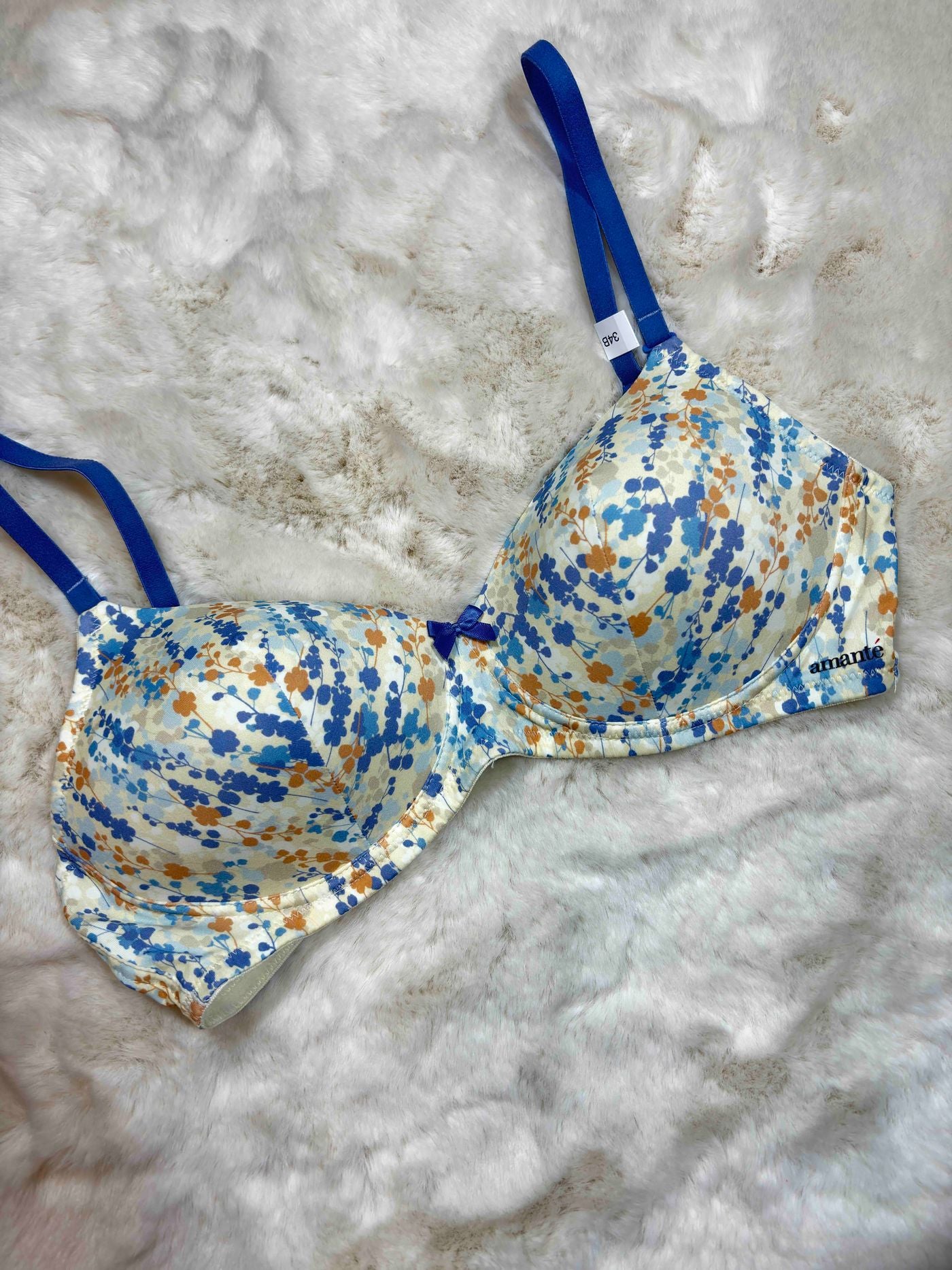 Amante Tshirt Bra Full Coverage Padded Non Wired Printed 32B-40B 19/03/26