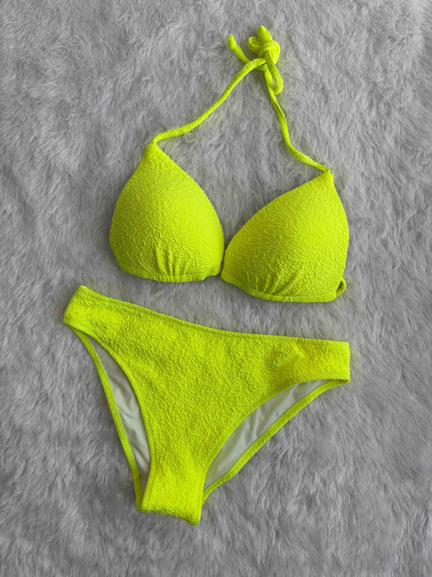Two Peice Bikini Sets Full Coverage Padded High Waist Solid XL 283002 19/11/25