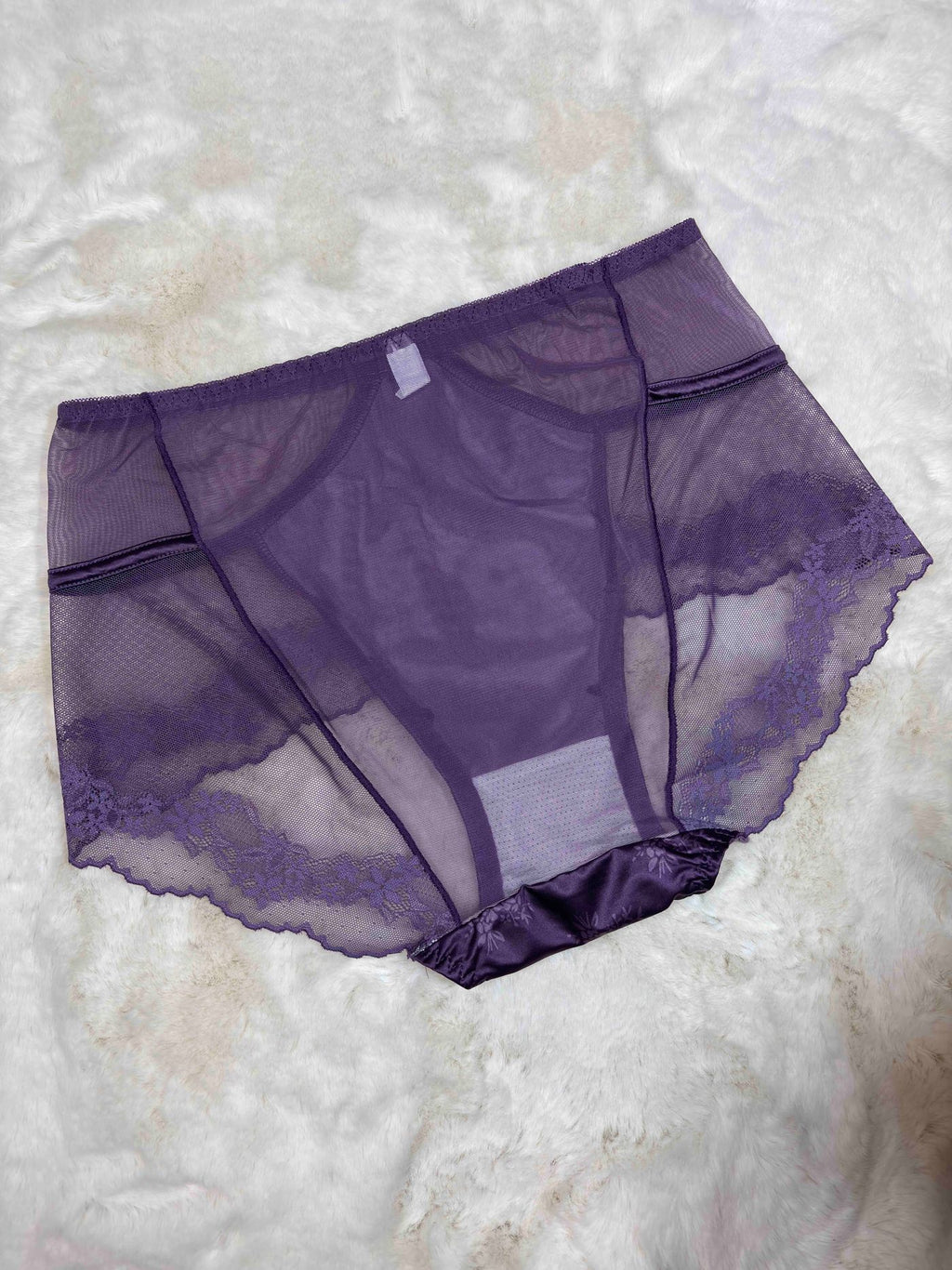 Lace Hipster Full Coverage High Waist Solid S-2XL 28/03/26