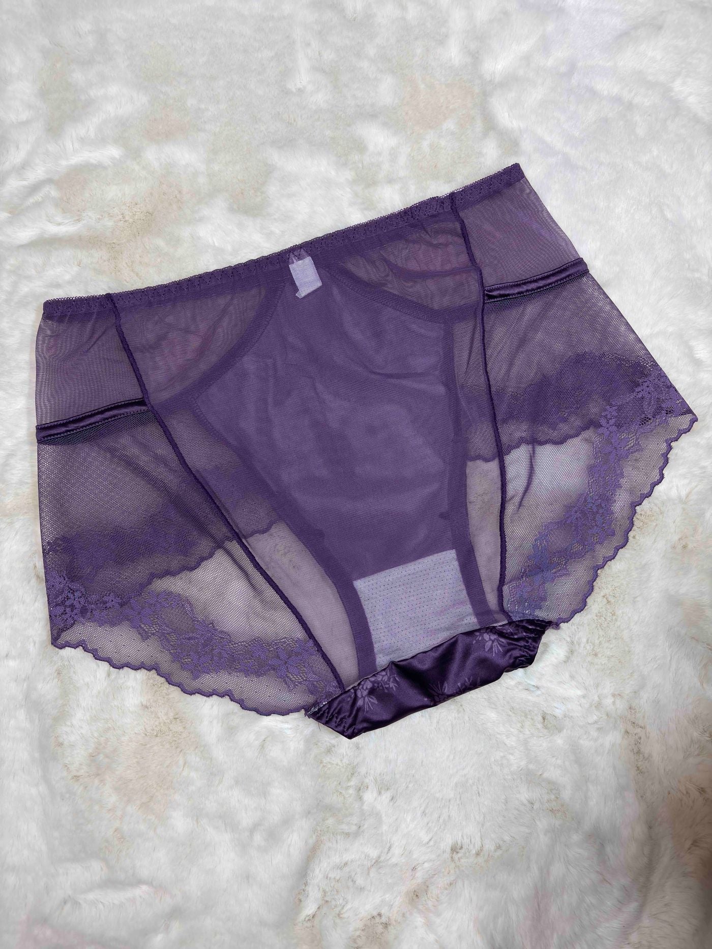 Lace Hipster Full Coverage High Waist Solid S-2XL 28/03/26