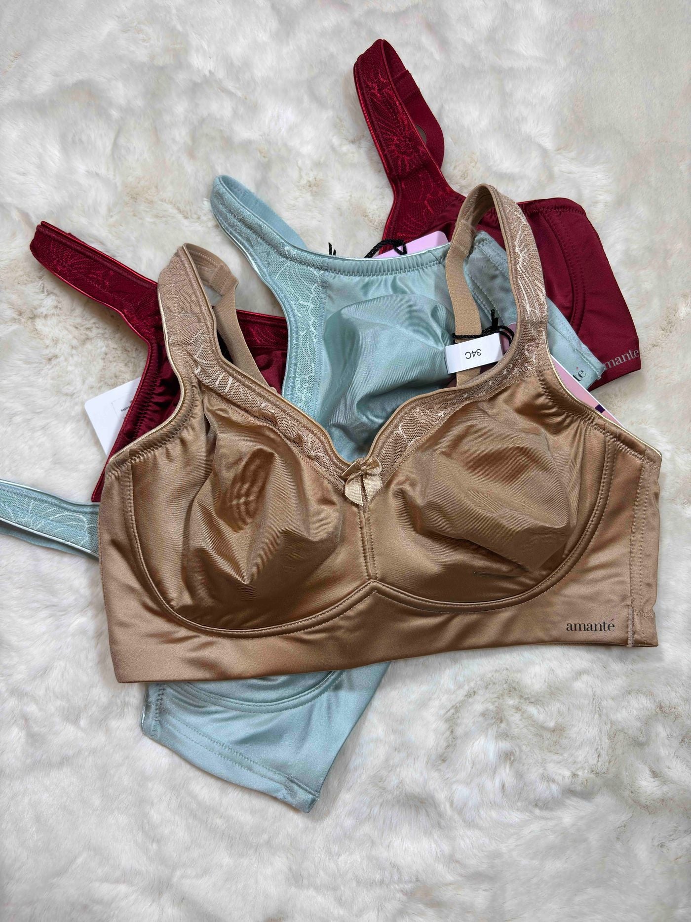 Amante Minimizer Full Coverage Non Padded Non Wired Solid 34C-46C 09/03/26