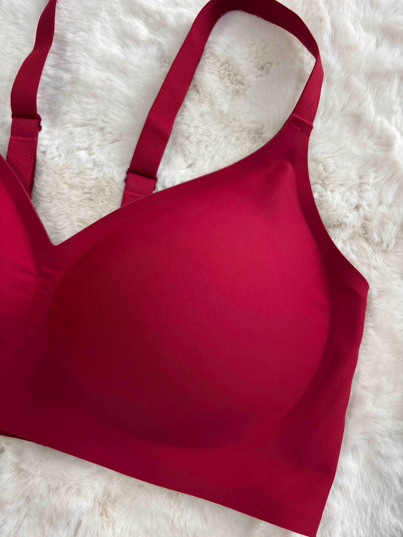 Seamless Bra Full Coverage Padded Non Wired Solid S-2XL 13/02/26
