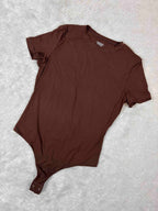 Bodysuit Half Sleeves Full Coverage Solid S-L 28/11/25