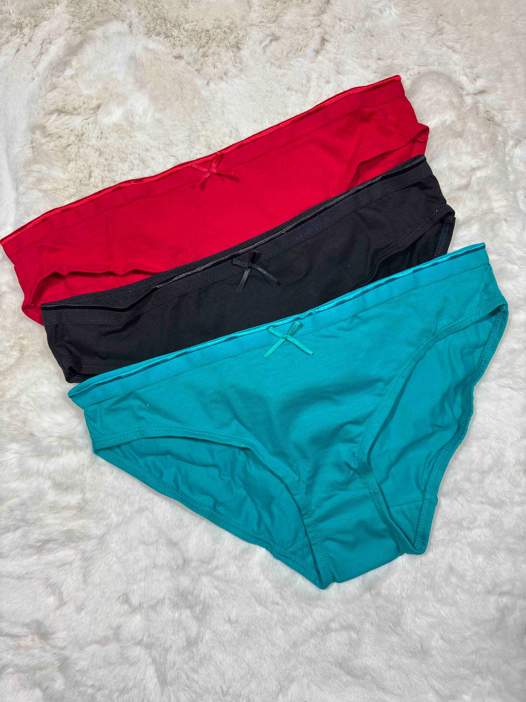 SOIE Low Coverage Low Waist Pack Of 3 Solid S-2XL 11/07/25