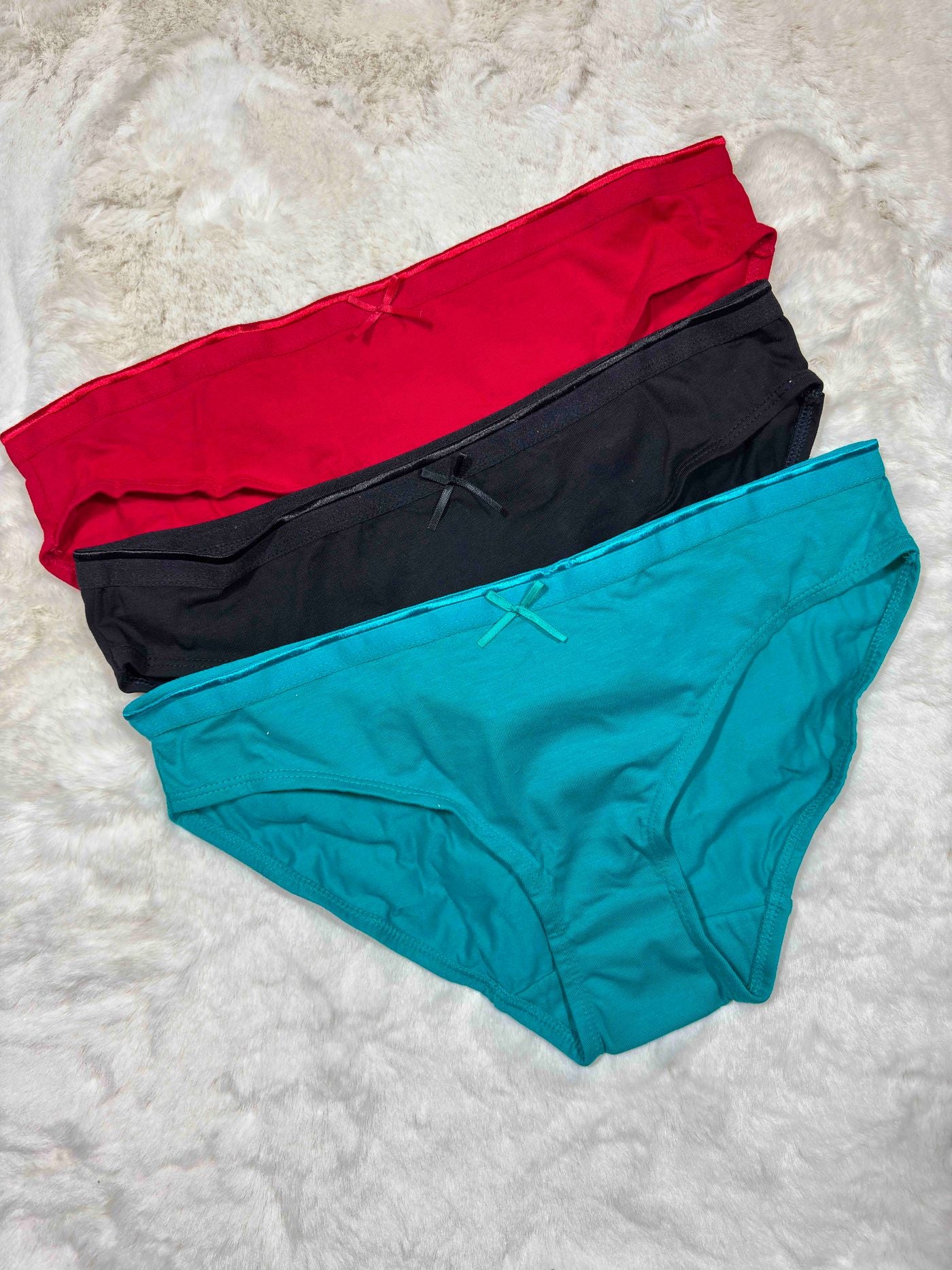 SOIE Low Coverage Low Waist Pack Of 3 Solid S-2XL 11/07/25